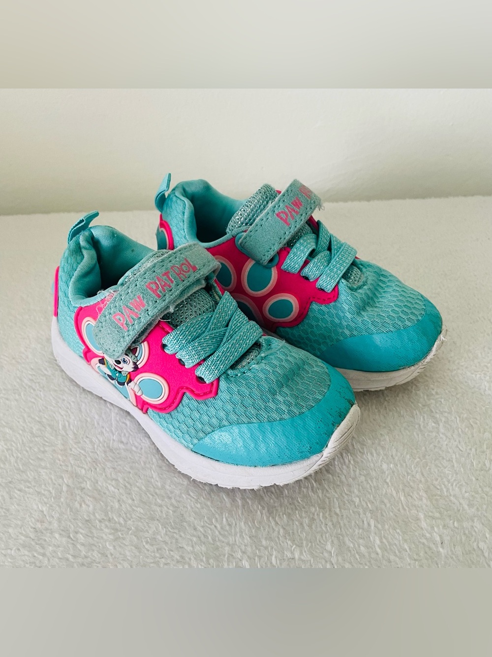 Paw Patrol Toddler Girl Sneakers 8 Teal Sky Everest Comfort Shoes Casual